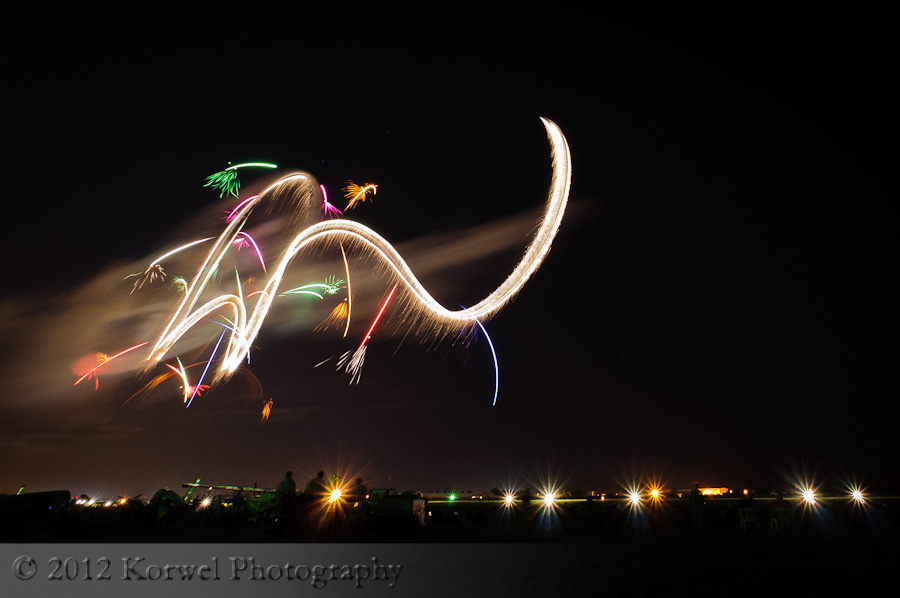 Aviation Friday Fireworks dragon Korwel Photography
