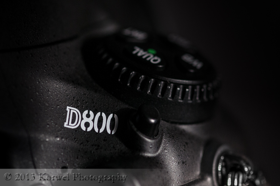 Close up of Nikon D800