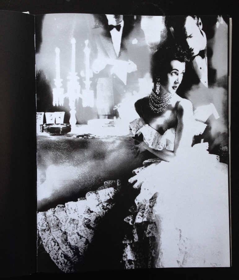 Lillian Bassman's In This Year of Lace, Dovima, dress by Jane Derby, the Plaza Hotel, New York, 1951. Reinterpreted 1994. "Women" page 57