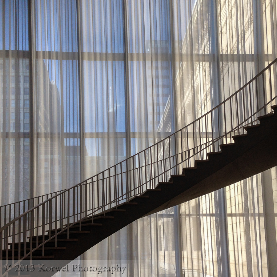 Staircase in Art Institute of Chicago