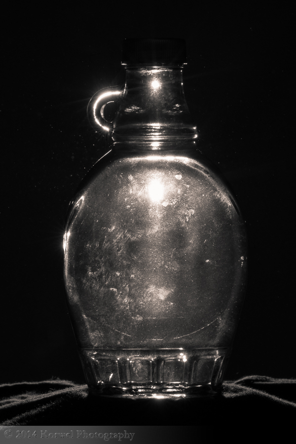 Syrup bottle - back light
