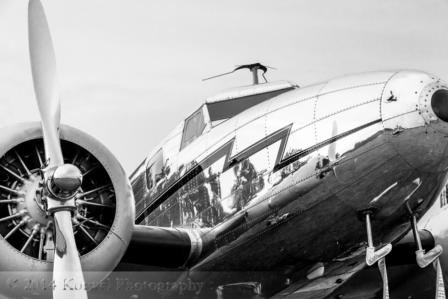 Lockhead 12 Electra Junior at static at Airventure, Oshkosh 2014